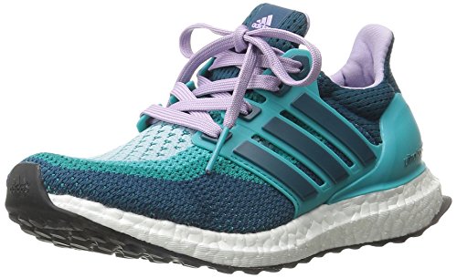 adidas Performance Women's Ultra Boost Running Shoe,Clear Green/Mineral/Glow Purple,10 M US