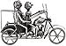 BRUBAKER Wine Bottle Holder Motorcycle Couple with Dog in Sidecar Metal Sculptures and Figurines Decor Wine Racks and Stands Gifts Decoration