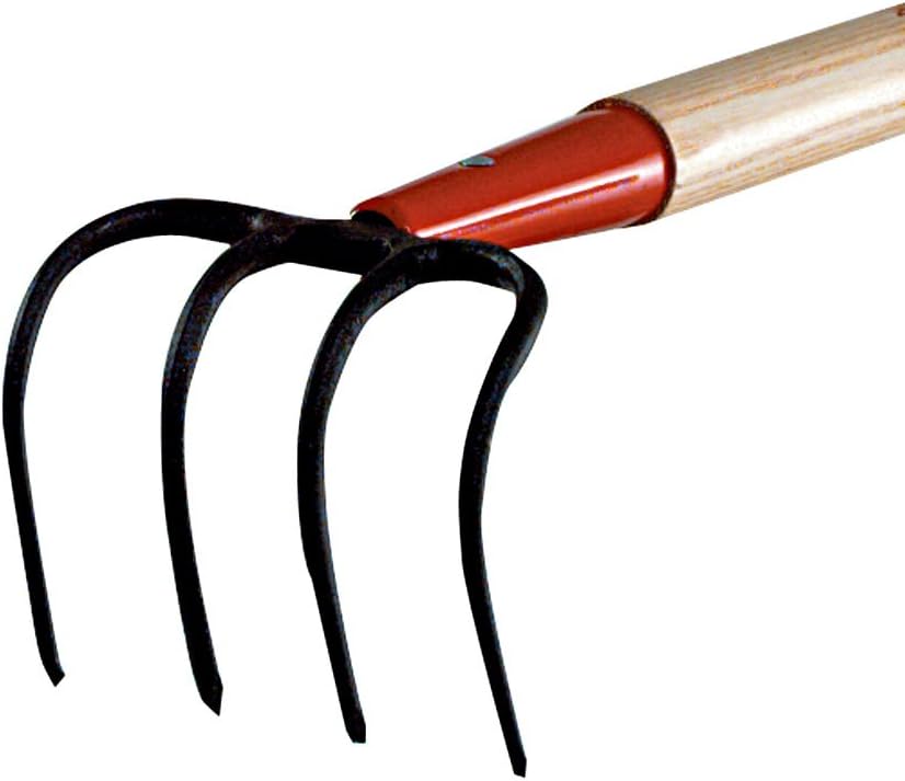 Union Razorback 4 Tine Cultivator, 5 Inch Width, 52 Inch