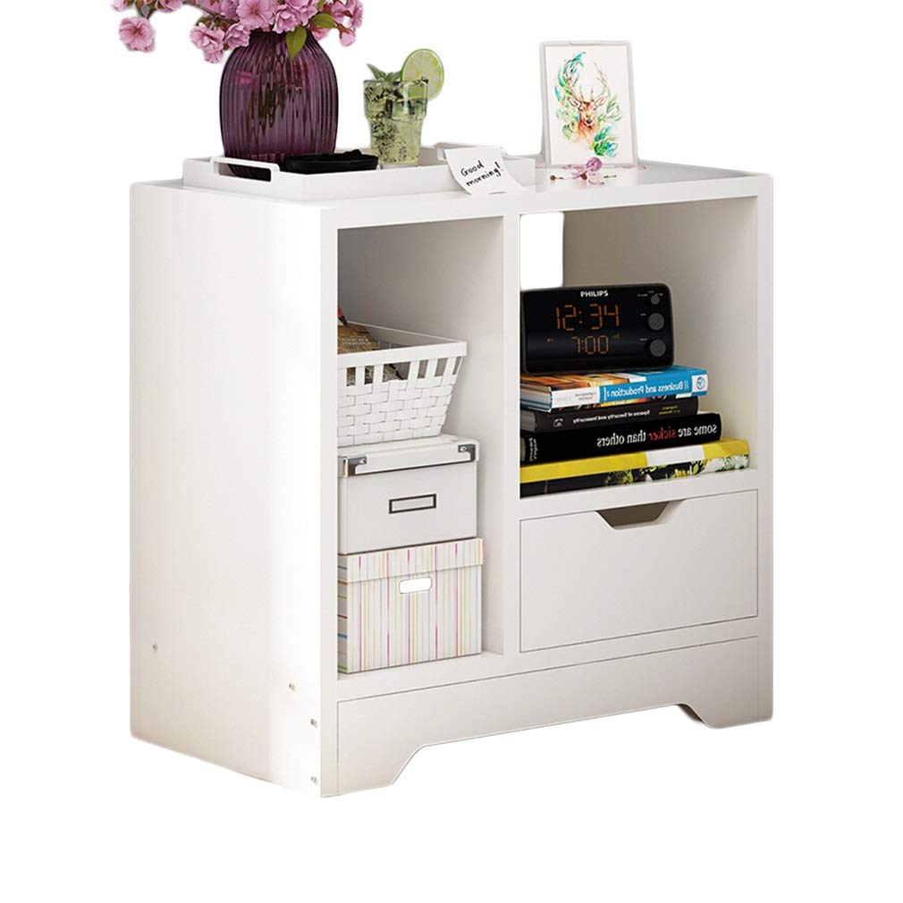 Amazon Com Nightstands White Bedside Table Cabinet Drawer