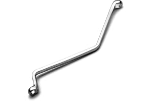 Capri Tools 11 mm Brake Bleeder Wrench, Angled Double Box End, Metric