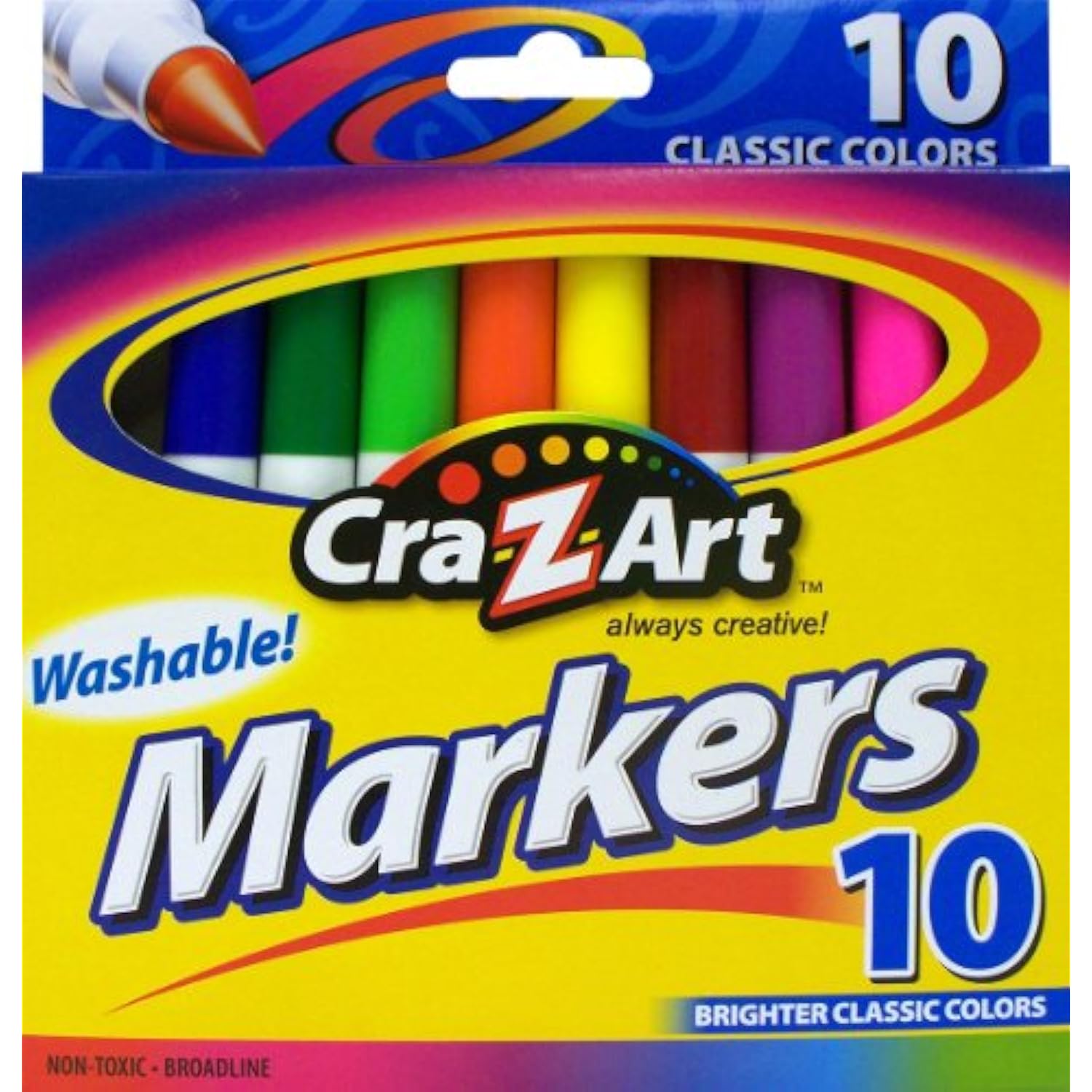 【ハンドメイド】R922 920 933他 Cra-Z-Art Classic Washable Broadline Markers, 10 Count | eBay