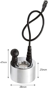 Spares2go Glass Opti-Myst Heater Disk Transducer RM-1220 for Dimplex Fire view 4