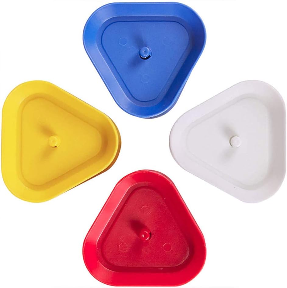 Playing Card Stand Holder,4 Packed Handsfree Card Playing Holder Clip Plastic Triangle Standing Poker Holder for Kids/Adults/Seniors Playing Cards Holder Poker Clip for Game Supply - Image 4