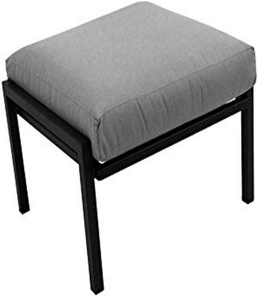 Meadowcraft Meridian Ottoman, Bangladesh Cocoa Fabric