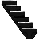 Demifill Teen Girls Underwear Cotton Briefs Soft Panties for Teens Pack of 6 Multipack