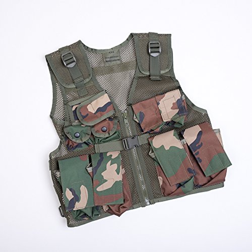 Kids Army Camouflage Combat Vest - Fits Ages 5-13 Yrs - Thumbnail 3