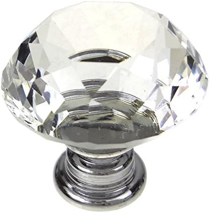 Handle VIER 30mm Diamond-shaped crystal handle For Drawer-25pcs