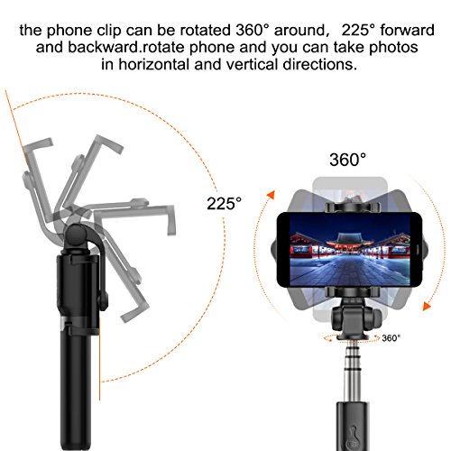 image for DATONG Selfie Stick Bluetooth Extendable Foldable Selfie Stick Tripod 