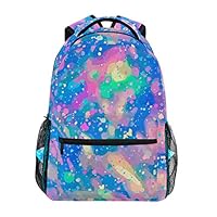 Tarity Color Splashes And Smudges School Backpack Small Travel Bag Students Bookbags Teenagers Casual Daypacks Stylish Print Durable Backpack Laptop Computer Bag For Kids Boys Girls Women