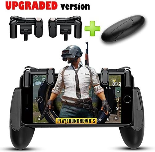 Waxden Mobile Game Controller[Upgrade Version], Sensitive Shoot and Aim Keys L1R1 Shooter Controller for PUBG/Fortnite/Rules of Survival, Mobile Gaming Joysticks for Android IOS(1 Pair) … (yxsb01)