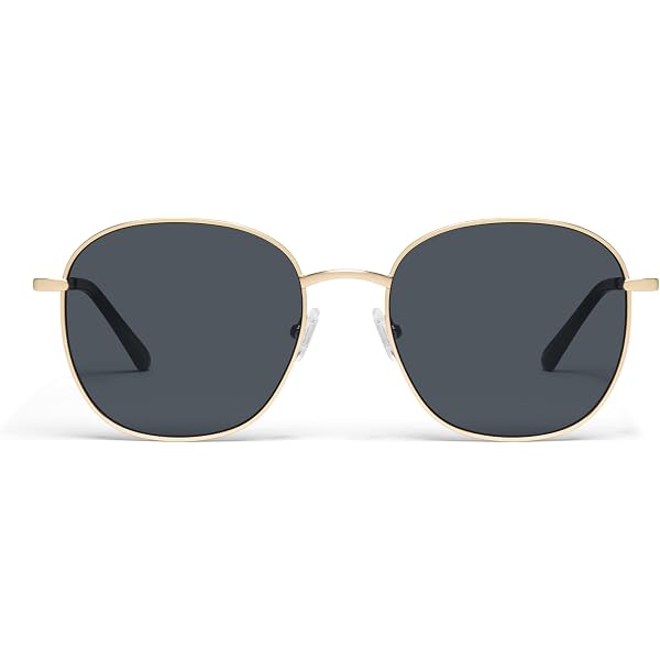 New Quay Unisex Big Time Black Frame / Smoke Lens Round Sunglasses QUAY Impromptu 52mm Round Sunglasses | Nordstrom main image 3
