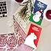 KIDPAR 90Pcs Christmas Card Money Holder Set in 5 Holiday Cute Festive Designs, 30 Christmas Greeting Cards Holders, 30 Envelopes and 30 Cute To From Stickers