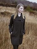 100% Irish Merino Wool Single Button Ladies Plated Coat by Westend Knitwear