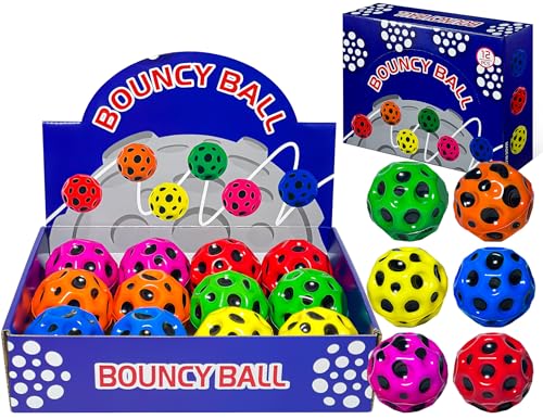 Poosue Bouncy Space Moon Bouncy Balls - Super Bouncy Moon Ball for Kids - Big Bouncy Balls for Athlete Training and Sensory Play - Extreme High Bouncing Ball