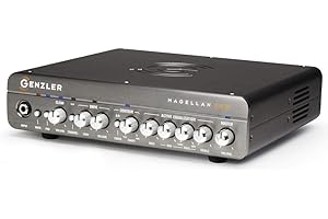 Genzler Magellan Bass Amp Head - Two Chan Pre, 400W/8 ohm, 800W/4ohm/2.67ohm