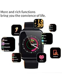 Valentine's Day   Reloj deportivo Bluetooth de 1,5 pulgadas, para hombres, mujeres, con monitor de frecuencia cardíaca, podómetro, pantalla táctil, teléfono Android, iOS