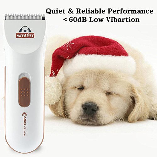 Thosdt Professional Dog Clippers,Low Noise Cordless Pet Hair Trimmer Shaver Fur Remover Cat Dog Grooming Clipper Ceramic Cutter Shaving Haircut Machine