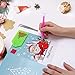 Christmas Greeting Cards - 8 Pcs 5D DIY Diamond Painting Card with Bells, Reindeer, Snowman and Santa Claus for Christmas Decor