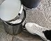 Juvale Stainless Steel Trash Can - Step Trash and Recycling Bin for Bathroom, Living Room, Office - 10.75 Inches in Height, 8 Inches in Diameter