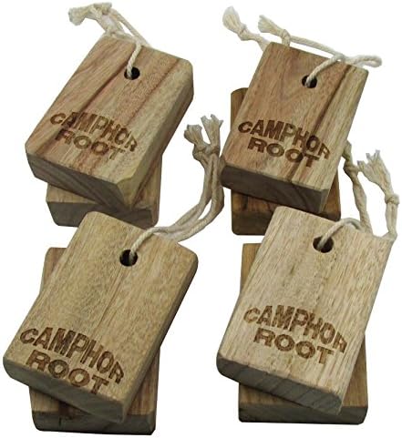 Moth Protection - Cinnamomun Camphcra Old Root Blocks Moth Away For Closet Storage Bags Long-term Storage Clothes Valuables - 8pcs