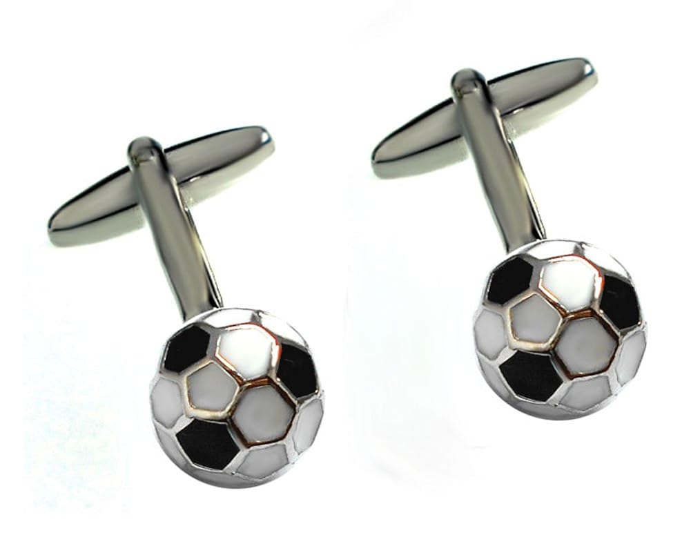 Unbekannt Balones de Fútbol Gemelos de Todo Negro Blanco gelackt ...