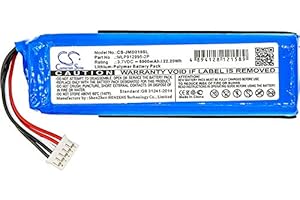 6000mAh / 22.20Wh Replacement Battery for (JBL) Charge 2 Plus, Charge 2+, GSP1029102, MLP912995-2P