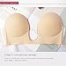 U-Shaped Bra Push Up Strapless Self Adhesive Silicone Bra Seamless V Shape Brassiere for Women NNude Cup B