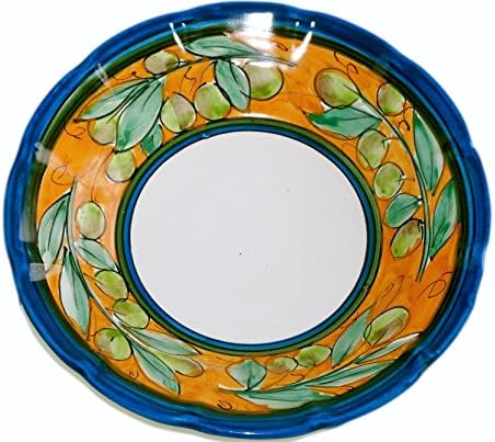 Vietri Ceramic Pasta Plate − Mediterranean Blue Terracotta