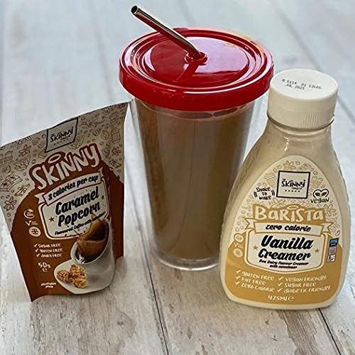 Skinny Food Co Vanilla Coffee Creamer 425ml, Liquid Coffee Creamer Non-Dairy, Vegan, Fat-Free, Skinny Creamer Sugar Free - Image 4