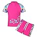TFJH E Girls Swimsuit UPF 50+ UV Two Piece Swimwear Butterflys Short 7-8 Years 8A