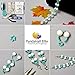 PandaHall Elite Jewelry Basics Class Kit 20Pcs Lobster Clasp 40g Jump Rings 10g Alloy Drop End Pieces 45pcs Ribbon Ends Mix 8 Style Lots in in A Box Gold