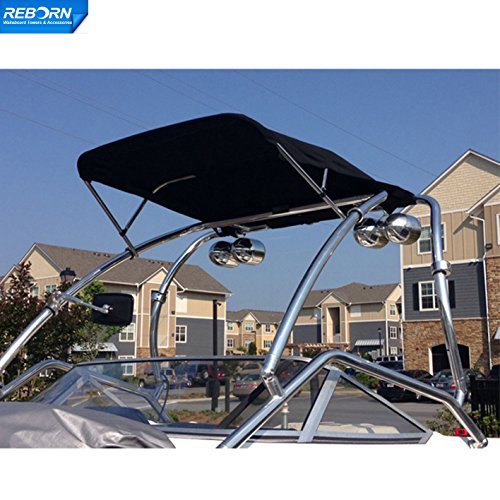 thumbnail image 2 of Used Bimini Top Canopy Cover For Wakeboard Tower - 52x60 Inches - Like New Condition 2 of 5