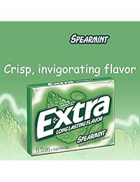 Extra Spearmint Sugarfree Gum, 6 paquetes de valor (48 paquetes en total)