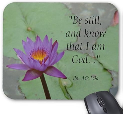 Pentys Lotus Green Quotes Rectangle Non-slip Rubber Mouse Pad 10"x 8"