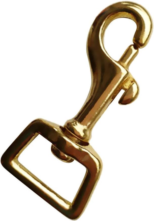 Heavy Duty Square Eye Brass Snap Hook Trigger Clip Swivel