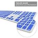 All-inside Dark Blue Keyboard Cover for iMac Wired USB Keyboard