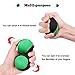 edealing Water Bouncing Ball for Pool & Sea with Net Bag - Fun Water Sports Game for Family and friends - Anti-cracking Soft and Strong Bounce - 2.17 Inch (Green)