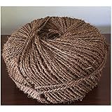 Happy House Organic Garden Twine Made of Premium 100% Natural Coconut Fiber (Coir Fiber) Length is 1150 feet,Thickness 5mm,Weight 7.5 LbsFrom Our Own Production,100% Biodegradable