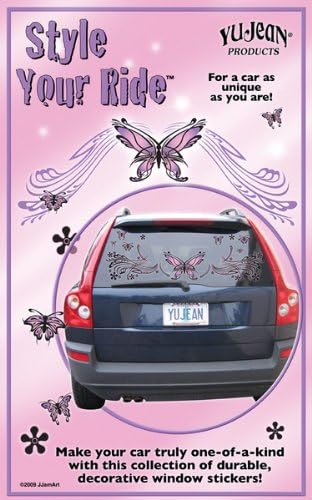 Rollin Low - Butterfly Whimsy - Style Your Ride Sticker Set