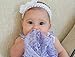 6 Pack Baby Headband - New Baby Girl Shower Gifts - Photo Props For Babies - Perfect for Newborn Photography, 1 Year Olds and Twins, First Birthday