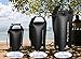 Freegrace Waterproof Dry Bags Set Of 3 Dry Bag With 2 Zip Lock Seals & Detachable Shoulder Strap, Waist Pouch & Phone Case - Can Be Submerged Into Water - For Swimming (Black, 10L)