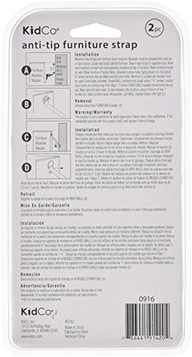 KidCo Anti-Tip Furniture Straps