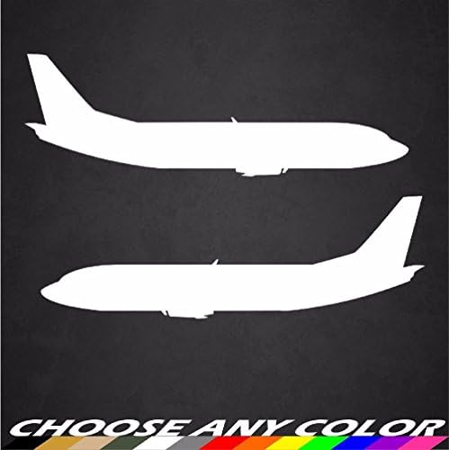 2 - 6"x2" Boeing C-40 Aircraft Decals Stickers Graphics Window Airplane Pilot x2Pc