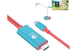 MaxRenard Switch HDMI Cable Portable Dock for Nintendo Switch NS/OLED 4K USB C to HDMI TV Adapter Connector for Switch Game Playing Monitor Screen Mirroring,Replace Original Bulky Dock (2M)