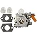 Podoy CIU-H60 Carburetor Primer Bulb Gasket Kit 308054013 fit for Ryobi Homelite UT-21004 Blower Replacement