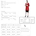 Miya Women's Faux Leather Jacket Quilted Bomber Jacket Short Coat Red Medium