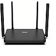 DBIT AX1800 WiFi 6 Router Dual Band Wireless Internet Router, Wireless Speed (Up to 1.8 Gbps) with 4 x Gigabit Ethernet Ports, MU-MIMO, OFDMA, WPA3, IPV6, EasyMesh, Guest WiFi, Parental Controls
