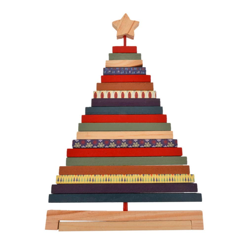 Nibesser Weihnachtsbaum Holz Tisch Deko Weihnachten Baum