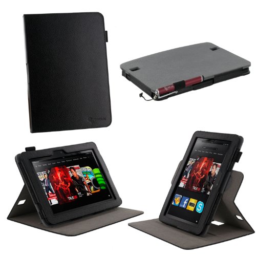 rooCASE Amazon Kindle Fire HD 8.9 Case - (Not Compatible with HDX 8.9) Dual View Multi Angle Tablet 8.9-Inch 8.9